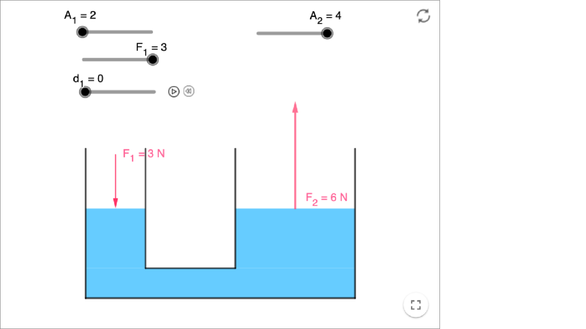 Hydraulic Press Simulation interactive preview